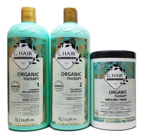 Linha Organic Therapy Pr Tratamento Capilar G Hair Mercadolivre