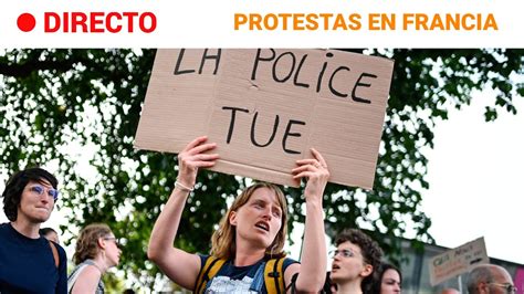 ParÍs Protesta En Nanterre Por El Adolescente Asesinado Por Un PolicÍa Rtve Youtube