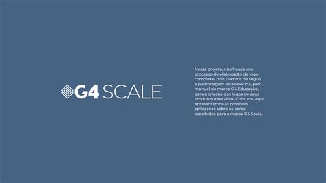 Identidade Visual - G4 Scale on Behance