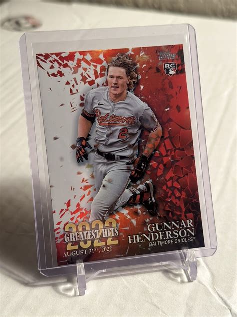 2023 Topps Series 1 2022 S Greatest Hits 22GH 13 Gunnar Henderson