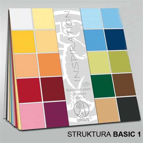 Ursus Struktura Basic Und Scrapbook Paper Sortiment