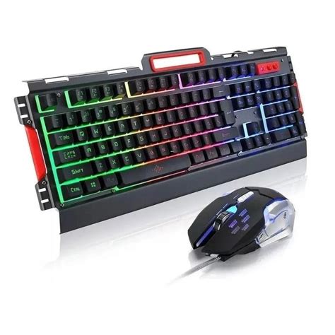 KIT GAMER TECLADO E MOUSE EXBOM BK G3000 Preto