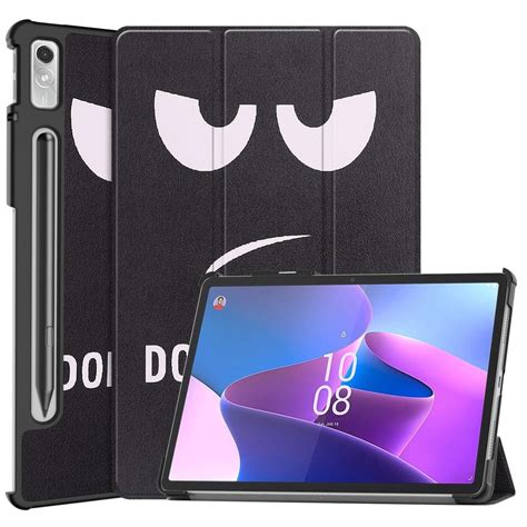 Lunso Lenovo Tab P Pro Gen Tri Fold Bookcase Hoes Don T Touch