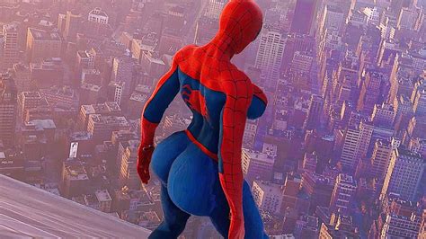 Thicc Lady Spider Jiggle Physics Playable Character Spider Man Pc