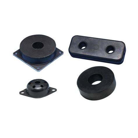 Rectangular Anti Vibration Mount Paulstra Rubber For