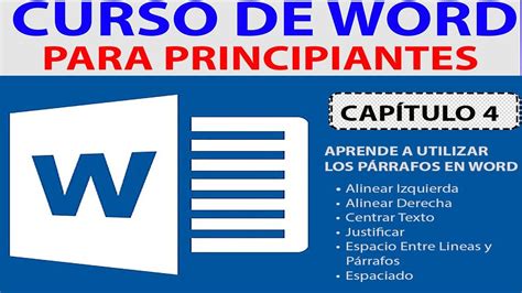 Principiantes Curso Word Capitulo Centrar Texto