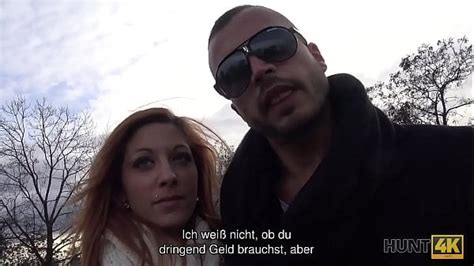 HUNT4K The Flirty Girl Jenifer Red With A Beautiful Piercing Is Ready To Fuck For Cash 09 02