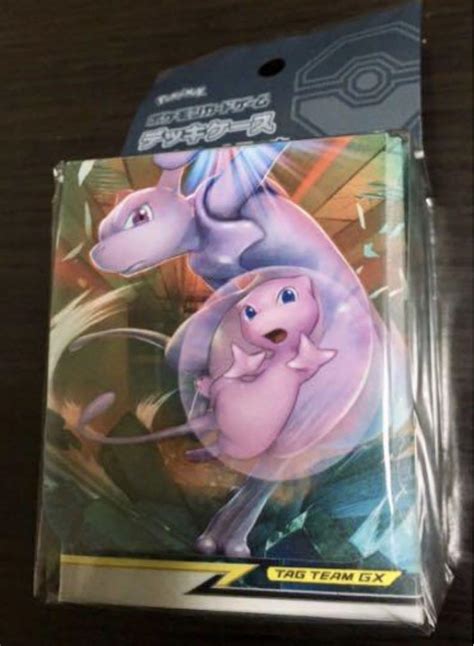 Pokemon Card Deck Case Mewtwo Mew Tag Team Gx W Ebay