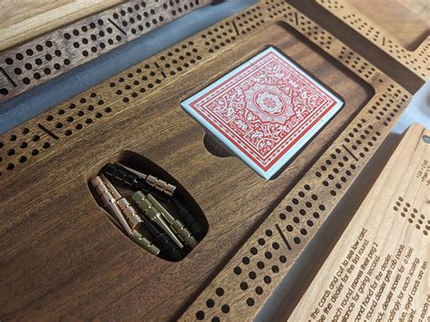 Cribbage Board Deluxe Hardenbrook Hardwoods