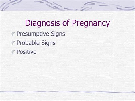 Ppt Diagnosis Of Pregnancy Powerpoint Presentation Free Download