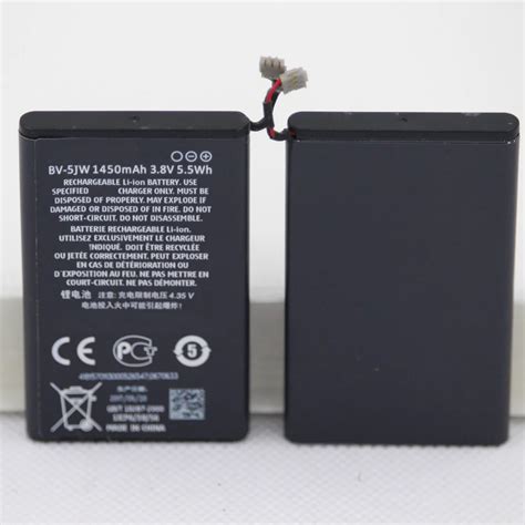 5 개 몫 새로운 배터리 노키아 Lumia 800 800C N9 N9 00 BV5JW 1450mAh BV 5JW 휴대 전화 내부