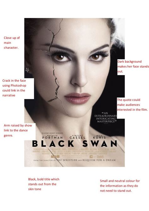 Analysis of black swan poster 2