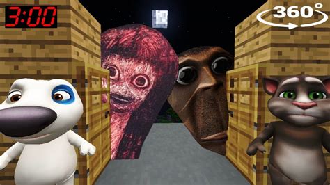 Tomino Nextbot And Obunga Chased Us In Minecraft 360° Youtube