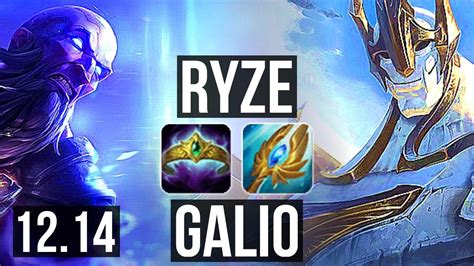 Ryze Vs Galio Mid Rank Ryze Rank Kr Challenger