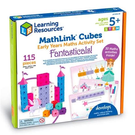 Klocki Kostki Matematyczne Zestaw Edukacyjny Mathlink Cubes