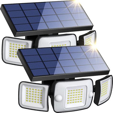 Intelamp Outdoor Solar Light Solar Security Lights Outdoor Motion