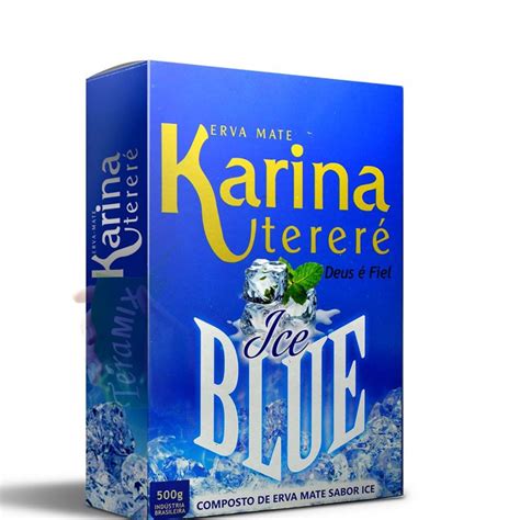 Erva Mate para tereré Karina sabor Ice Blue 500g Shopee Brasil