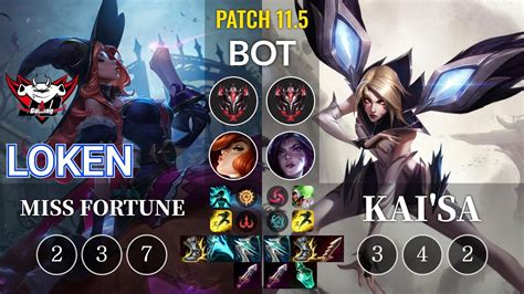 JDG LokeN Miss Fortune Vs Kai Sa KR Patch 11 5 YouTube