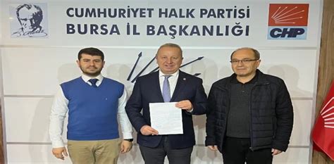 CHP Bursada milletvekili aday adaylığı için ilk istifa Cevat Asadan