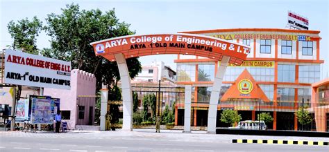 Best Engineering College Of Rajasthan Arya 1st Old Campus Best