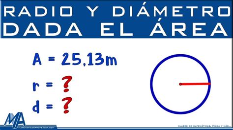 Como Calcular El Diametro De Un Circulo Sabiendo Su Circunferencia