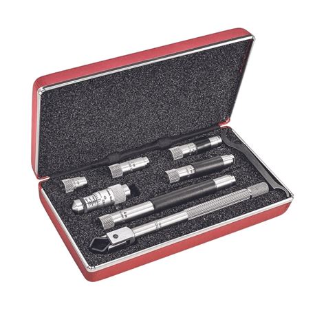 Starrett Tubular Inside Micrometer Set With Case Quick Reading Figures