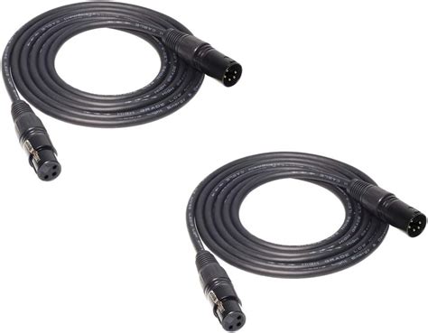 Cable Xlr Paquete De Cables De Micr Fono Pie Machos A Hembras