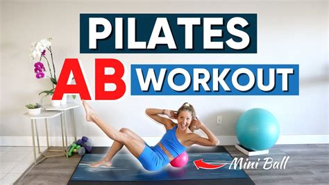 Pilates Mini Ball Ab Workout Total Core BURN YouTube