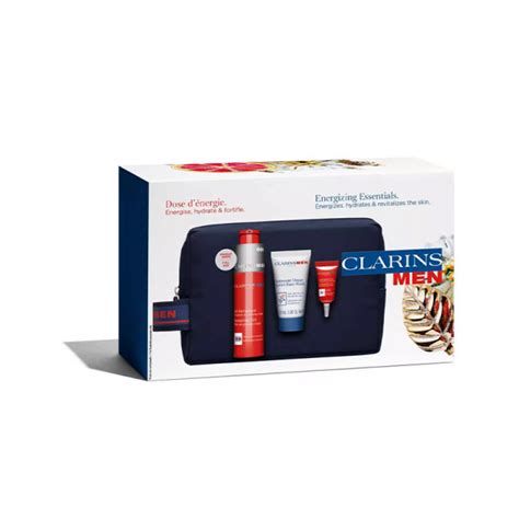 Clarins Men Energizing Essentials Gift Set Apothecary Rs