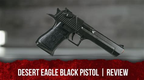 Desert Eagle Pistol Black Replica Review Youtube