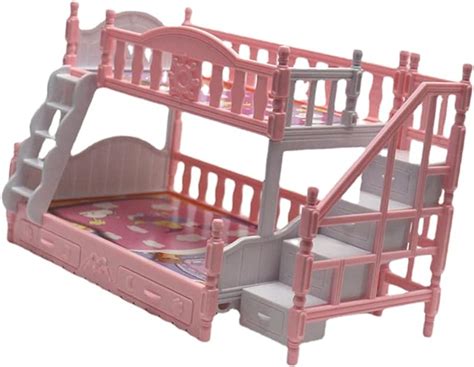 Amazon TIDTALEO Artificial Bed Toy Bed Miniature Bunk Bed Bunk