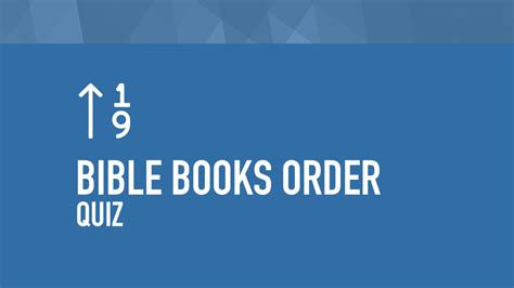 Free Bible Books Order Quiz Whole Bible Bibletalktv
