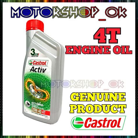 Castrol Activ Active T Oil W Api Sl Jaso Ma Original Engine