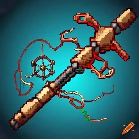 Image Of Terraria Fishing Rod Mechanism On Craiyon