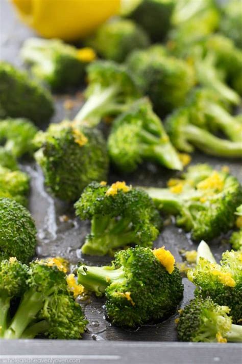 Oven Roasted Broccoli With Lemon