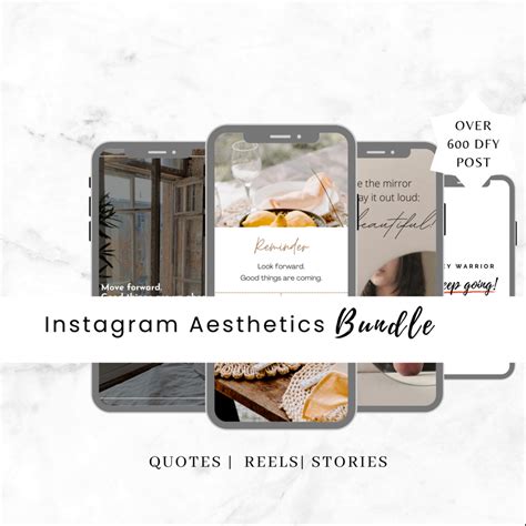 Faceless Instagram Aesthetic Bundle