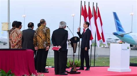 Resmikan Landasan Pacu 3 Presiden Harapkan Peningkatan Layanan Bandara