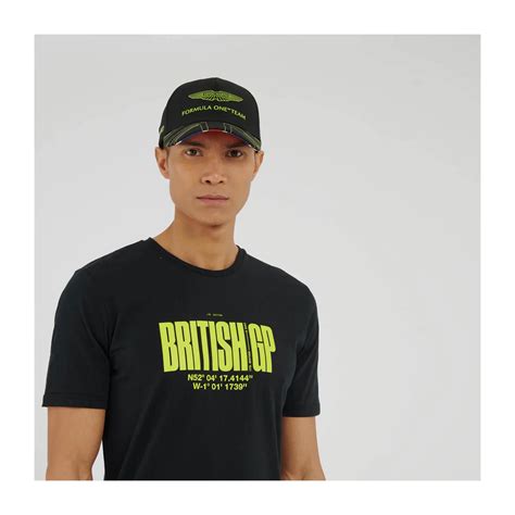 Camiseta De Hombre Silverstone Aston Martin F1 Negro Ropa Camisetas