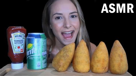 Asmr Comendo Coxinhas Gigantes Youtube