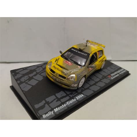 RENAULT CLIO S1600 2004 RALLY MONTE CARLO N BERNARDI 1 43 EAGLEMOSS IXO