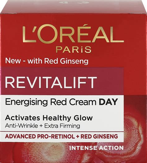 L Or Al Dagcreme Revitalift Energising Red Cream Ml Se Tilbud Og