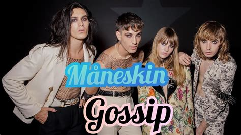 Måneskin~ Gossip Lyrics Youtube