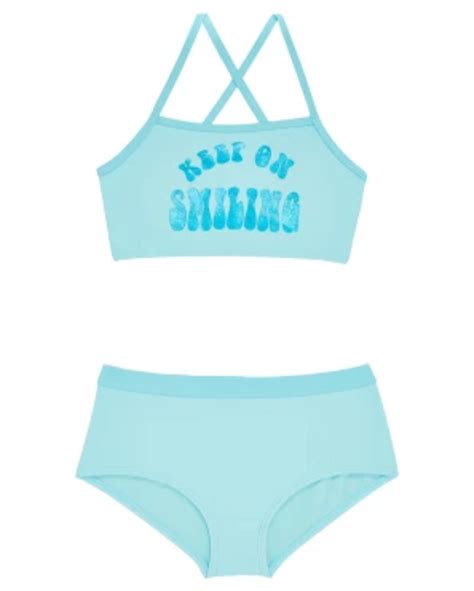 Bikini Mit Glitzerprint Y F K Verschiedene Designs T Rkis Von Kik Ansehen