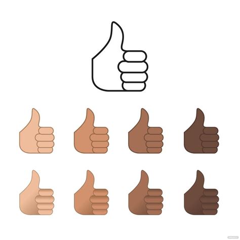 Thumbs Up Emoji Vector in Illustrator, SVG, JPG, EPS, PNG - Download | Template.net