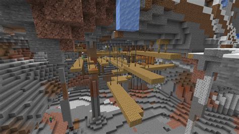 Ice Spikes Biome Only Seed With Open Aired Mineshaft 100 Blocks From