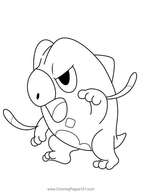 Frigibax Pokemon Coloring Page for Kids - Free Pokemon Printable Coloring Pages Online for Kids ...