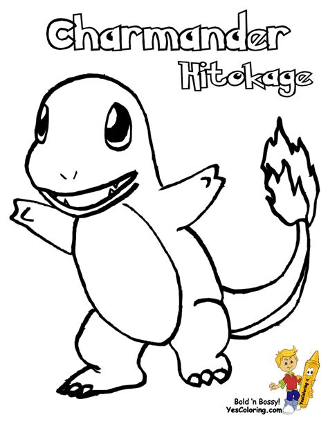 Pagine Da Colorare Di Charmander Coloringpagesonly