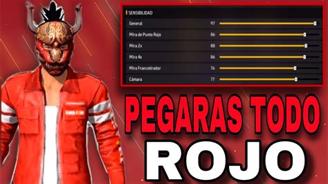 Sensibilidad Free Fire Con Seguimiento A La Cabeza😱 Para Dar Todo Rojo En La Nueva