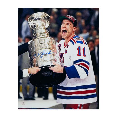 Mark Messier New York Rangers Autographed 1994 Stanley Cup Champion