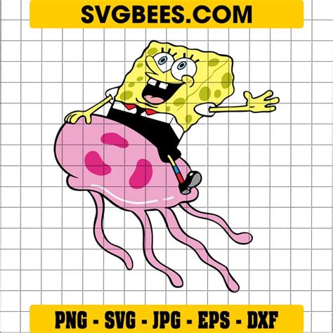 Spongebob Flowers SVG SVGbees